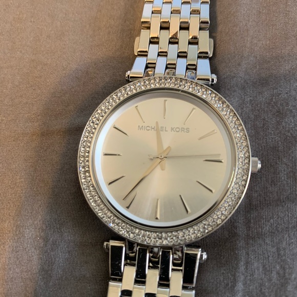 Silver Michael Kors Darci Watch - Picture 2 of 4